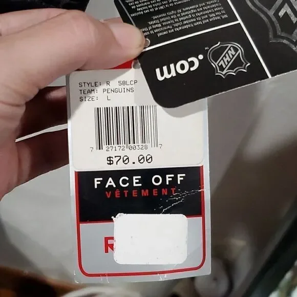 Vintage NWT Pittsburgh Pengiuns NHL & Reebok Heavy Winter Coat Kids Size X/XL - Picture 13 of 16